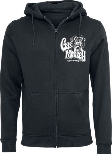Gas Monkey Garage Monkey Mikina s kapucí černá