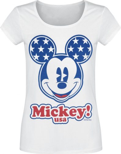 Mickey & Minnie Mouse Mickey USA Dámské tričko bílá