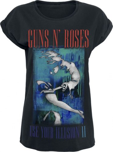 Guns N' Roses Use Your Illusion Watercolored Dámské tričko černá