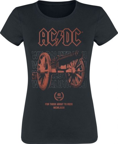 AC/DC For Those About To Rock Dámské tričko černá