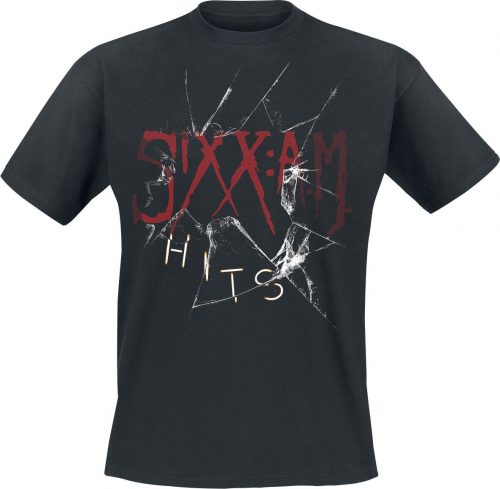 Sixx: A.M. Sixx AM Broken Glass Tričko černá