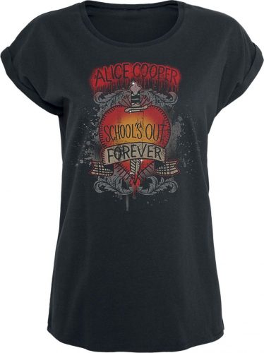 Alice Cooper School's Out South Heart Dámské tričko černá