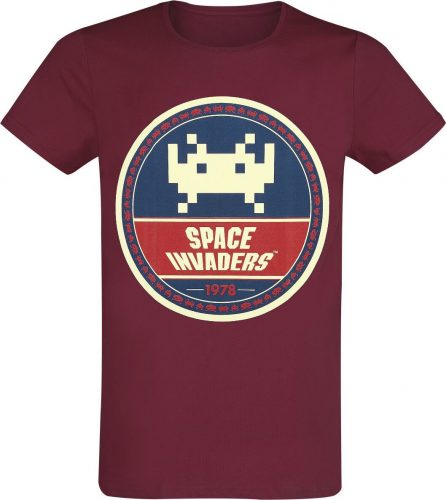 Space Invaders Space Invaders - Round Invader Tričko cervená/modrá