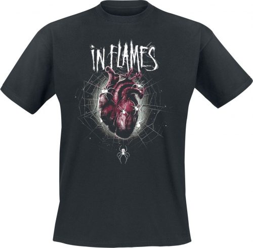 In Flames Black Heart Tričko černá