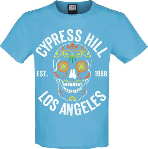 Cypress Hill Amplified Collection - Floral Skull Tričko petrolejová