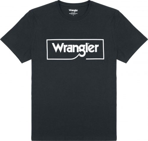 Wrangler Tričko Frame Logo Tričko černá