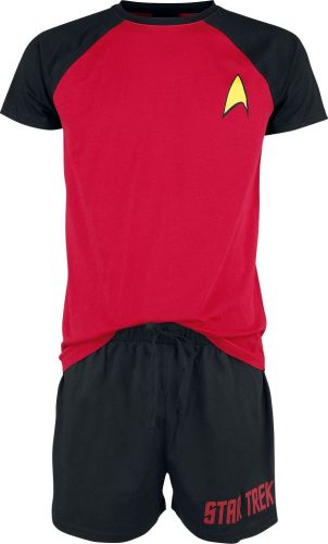 Star Trek Logo pyžama cerná/cervená