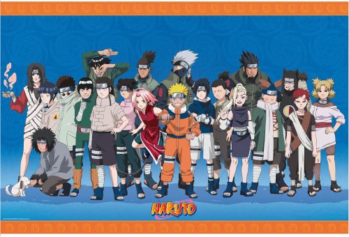 Naruto Konoha Ninjas plakát vícebarevný