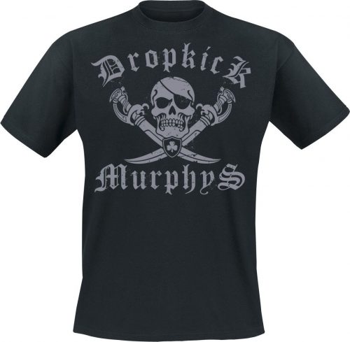 Dropkick Murphys Jolly Roger Tričko černá