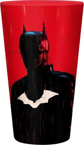 Batman The Batman sklenicka cerná/cervená