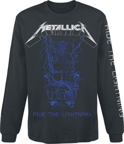 Metallica Fade Tričko s dlouhým rukávem černá