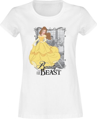 Kráska a zvíře Dancing Belle Dámské tričko bílá
