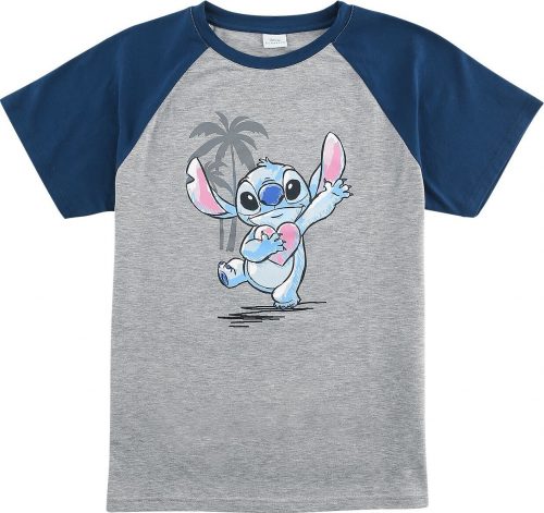 Lilo & Stitch Kids - Dancing detské tricko šedá/modrá