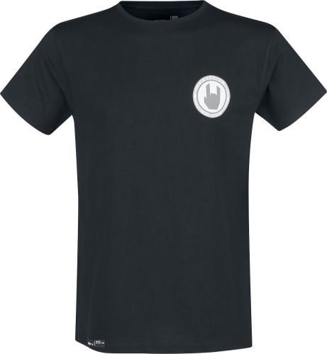 EMP Basic Collection Klasické černé tričko Tričko černá