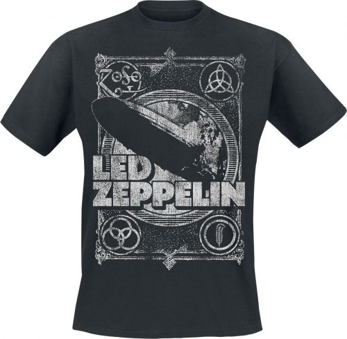 Led Zeppelin Shook Me Tričko černá