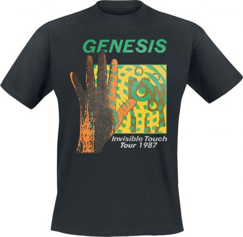 Genesis Invisible Touch Tour Tričko černá