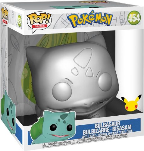 Pokémon Vinylová figurka č. 454 Bulbasaur (Jumbo Pop!) Sberatelská postava standard