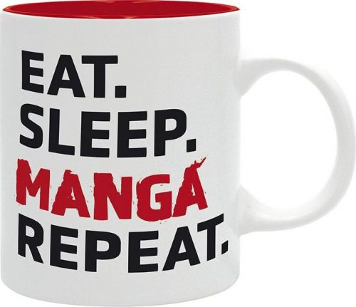 Eat Sleep Manga Repeat Hrnek vícebarevný