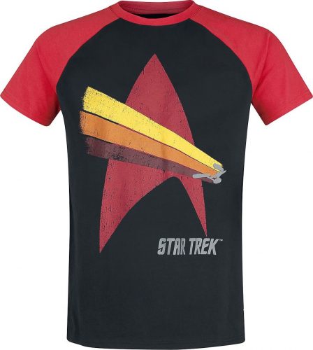 Star Trek Free Flight Tričko cerná/cervená