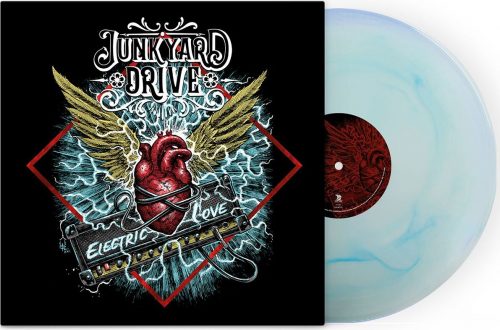 Junkyard Drive Electric love LP světle modrá