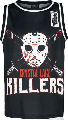 Heartless Crystal Lake Killers Tank top cerná/bílá/cervená