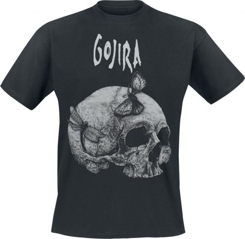 Gojira Moth Skull Tričko černá