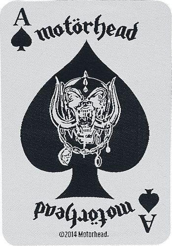 Motörhead Ace Of Spades Card nášivka bílá/cerná