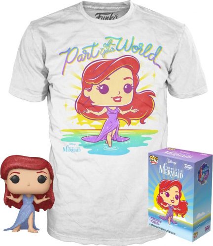 Ariel - Malá mořská víla Ariel - POP! & tričko Sberatelská postava standard