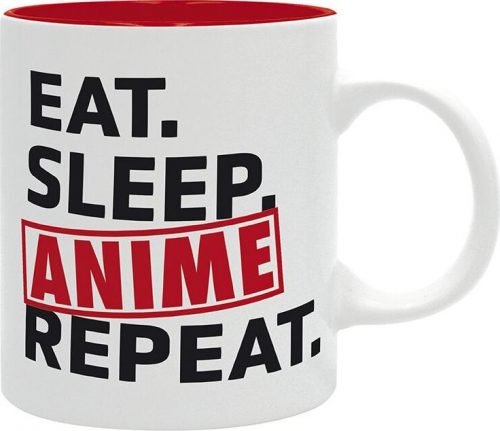 Eat Sleep Anime Repeat Hrnek vícebarevný