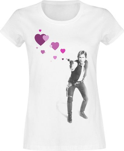 Star Wars Han Heart Dámské tričko bílá