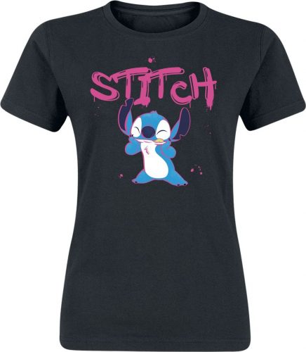 Lilo & Stitch Graffiti Dámské tričko černá