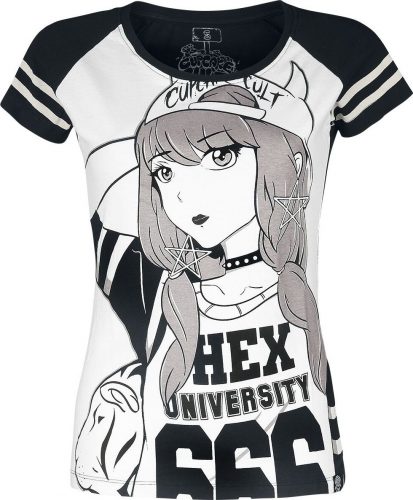 Heartless Hex University T-Shirt Dámské tričko cerná/bílá