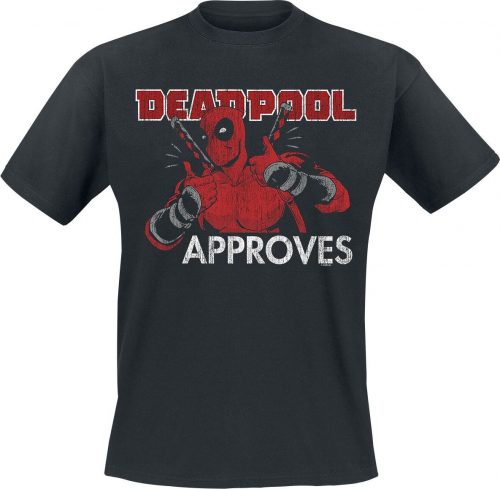 Deadpool Approves Tričko černá