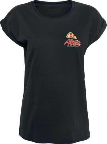 Atticus Tričko Pizza Dámské tričko černá