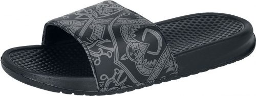 Black Premium by EMP EMPiletten mit keltischen Ornamenten sandály černá