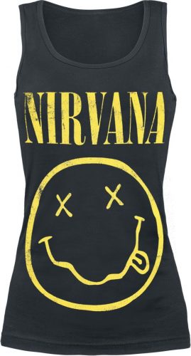 Nirvana Smiley Dámský top černá
