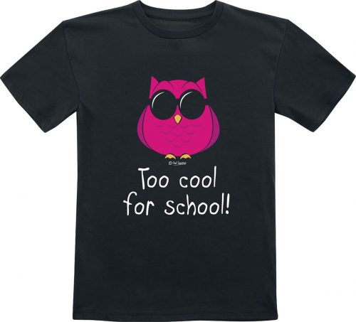 Tierisch Too Cool For School! detské tricko černá