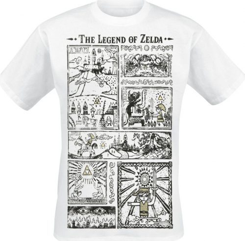 The Legend Of Zelda Drawings Tričko bílá