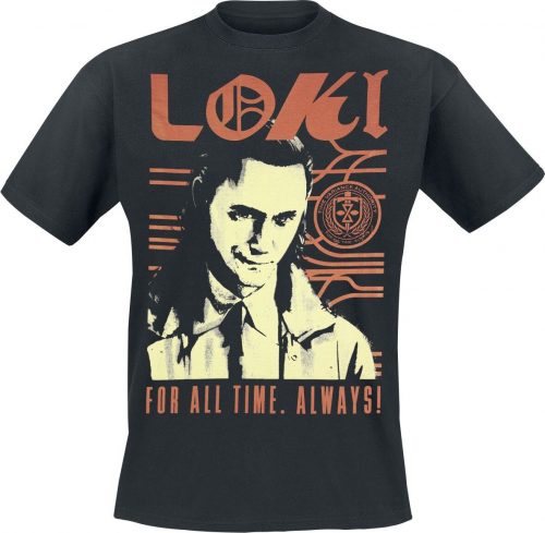 Loki Loki For All Time Tričko černá