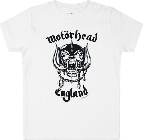 Motörhead Metal-Kids - England: Stencil detské tricko bílá