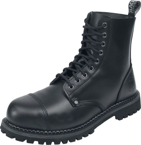 Black Premium by EMP Černé boty na šněrování boty černá