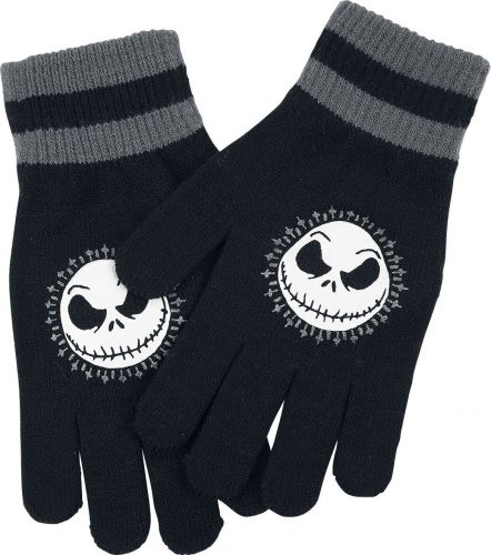 The Nightmare Before Christmas Jack - Face rukavice černá