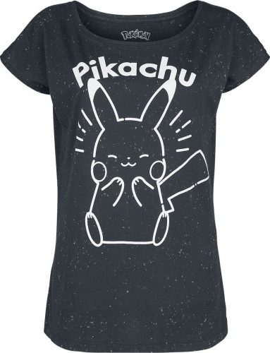 Pokémon Pikachu - Electric Type Dámské tričko černá