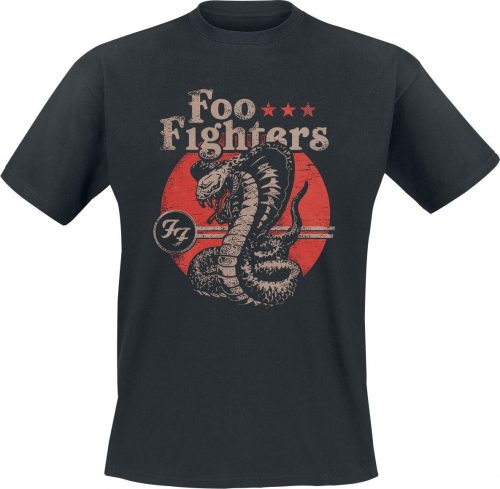 Foo Fighters Snake Tričko černá