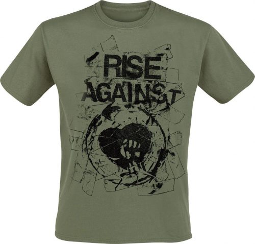 Rise Against Tape Tričko olivová