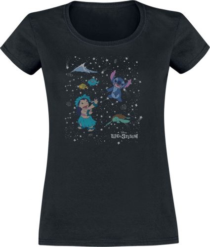 Lilo & Stitch Constelation Dámské tričko černá