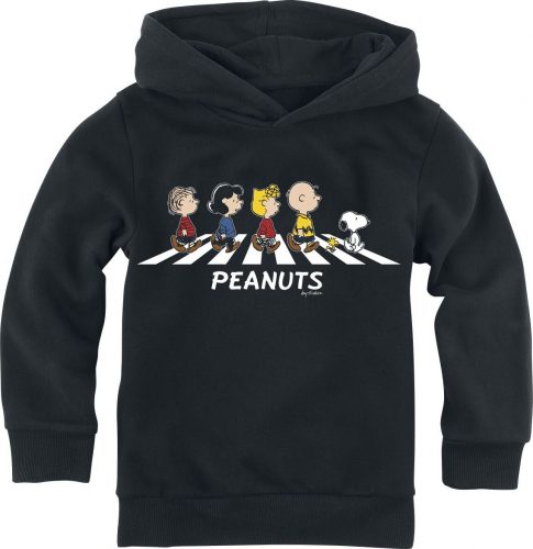 Peanuts Kids - Gang detská mikina s kapucí černá