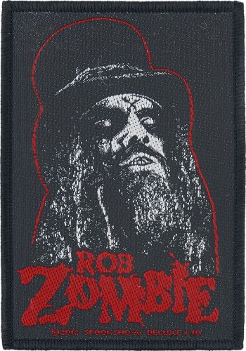 Rob Zombie Spookshow nášivka cerná/cervená/bílá