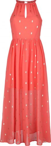QED London Halterneck Maxi Dress Maxi šaty korálová