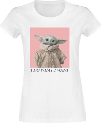 Star Wars The Mandalorian - I Do What I Want Dámské tričko bílá